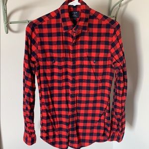 J. Crew Checkered Flannel Shirt